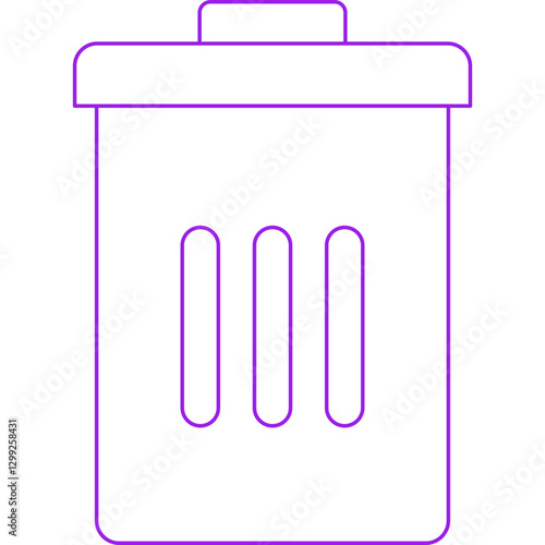 Delete icon single vector illustration