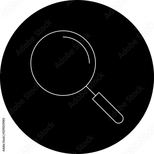 Zoom icon single vector illustration