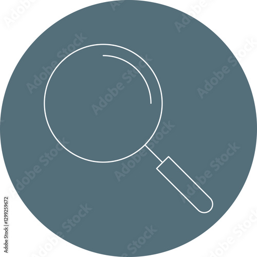 Zoom icon single vector illustration
