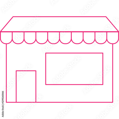 Stop icon single vector illustration