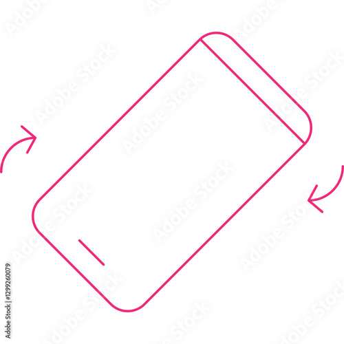 Tilt Device icon single vector illustration