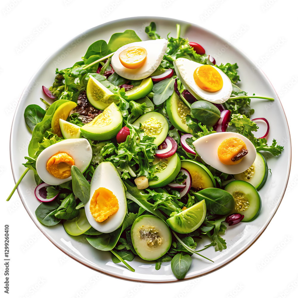 Avocado & Egg Salad Recipe: Healthy & Easy isolated on transparent background Avocado & Egg Salad Recipe: Healthy & Easy isolated on transparent background