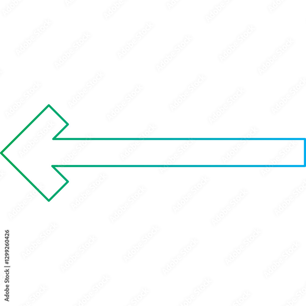 Left Arrow icon single vector illustration Left Arrow icon single vector illustration