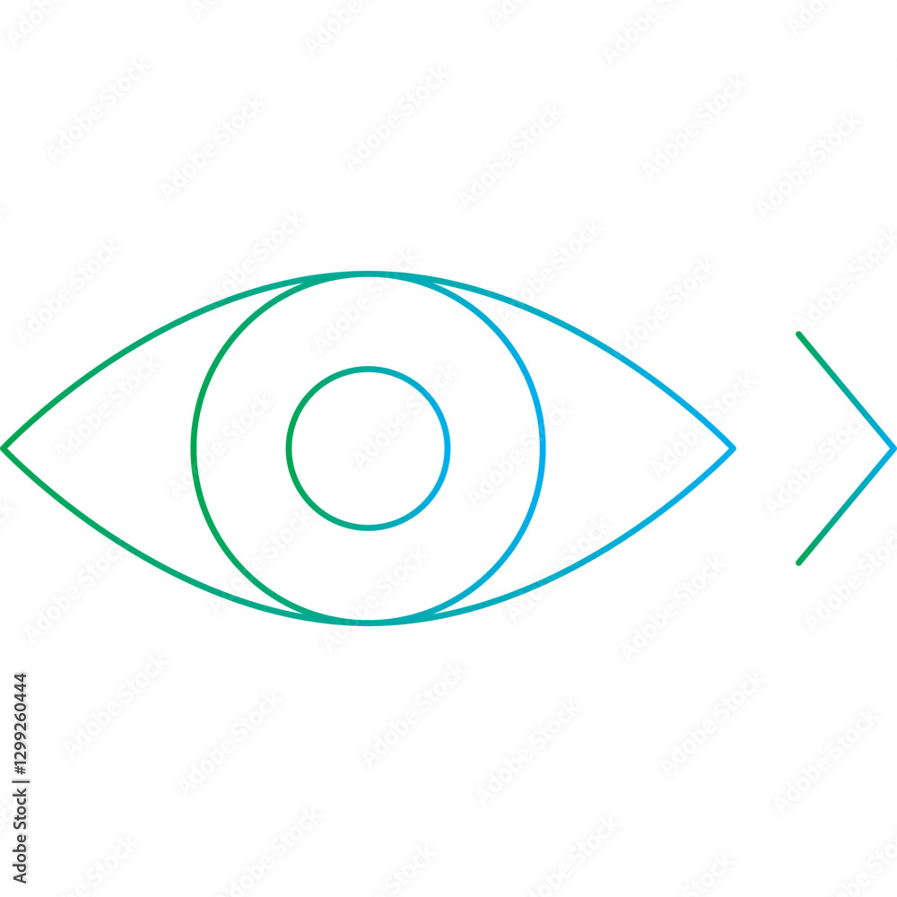 Look Right icon single vector illustration Look Right icon single vector illustration