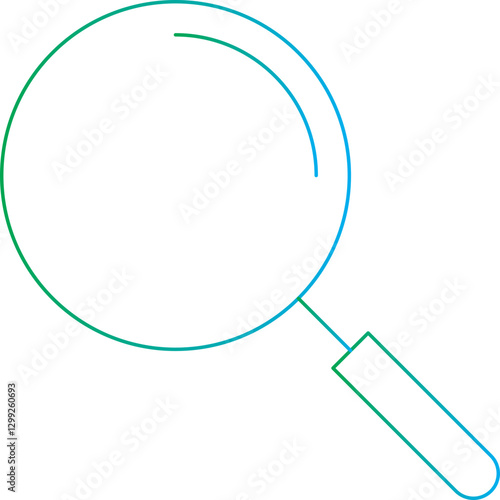 Zoom icon single vector illustration