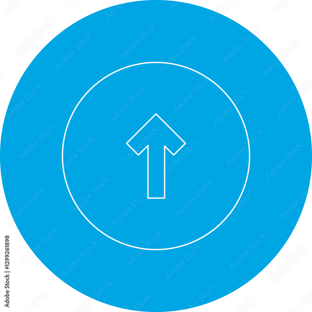 Up icon single vector illustration Up icon single vector illustration