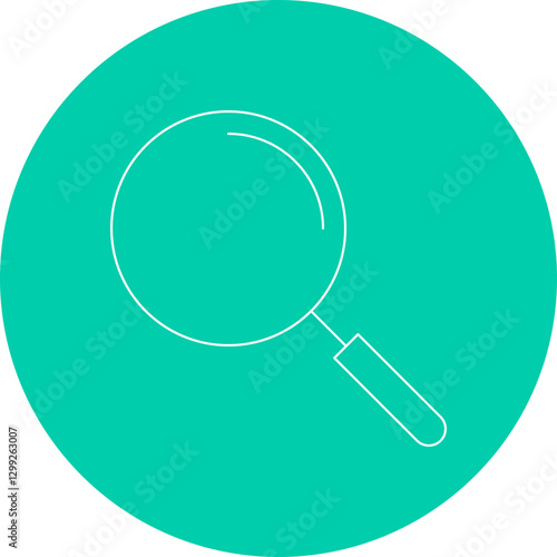 Zoom icon single vector illustration
