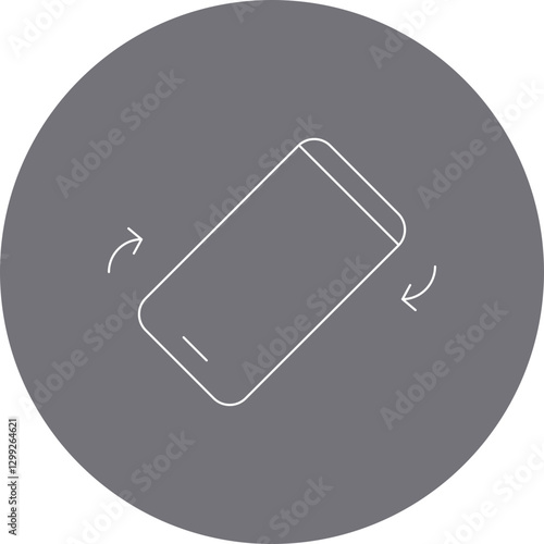 Tilt Device icon single vector illustration