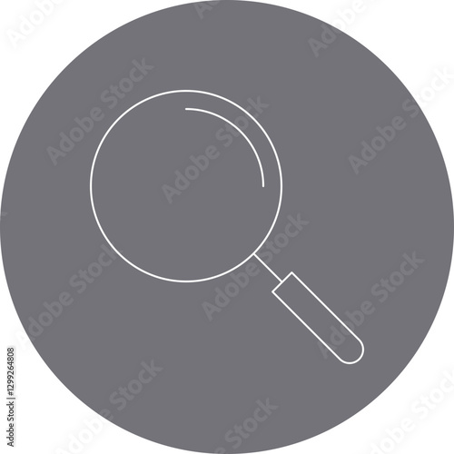Zoom icon single vector illustration