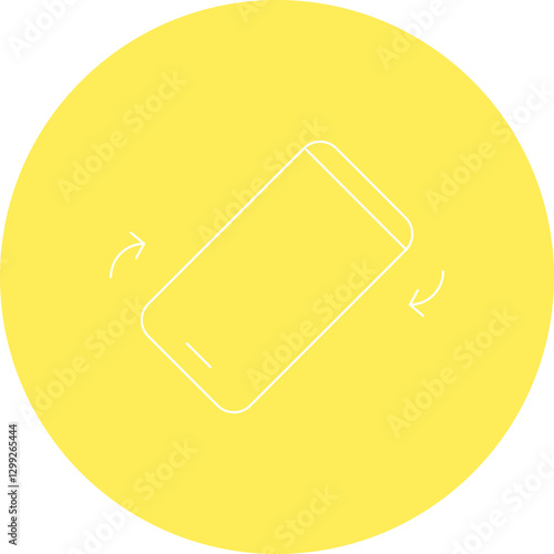 Tilt Device icon single vector illustration