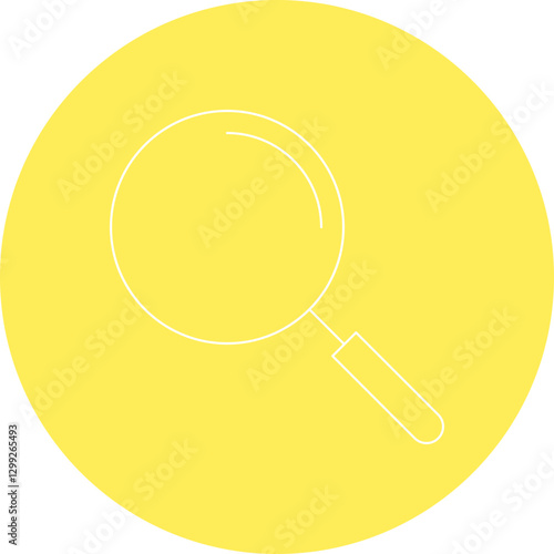 Zoom icon single vector illustration