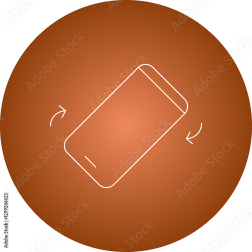 Tilt Device icon single vector illustration