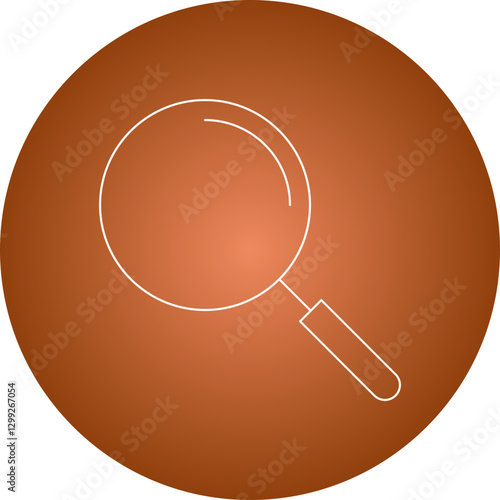 Zoom icon single vector illustration