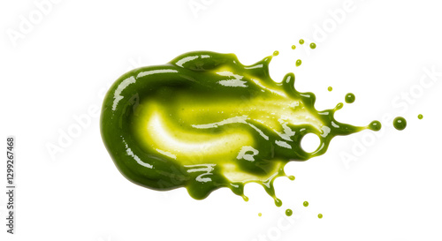 Splash Of green sauce PNG 