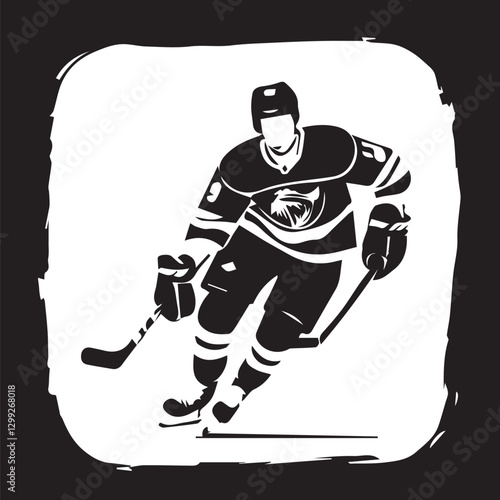 Ice Hockey Vector File | High-Quality & EPS Download