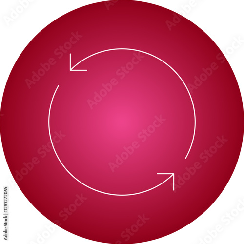 Rotate icon single vector illustration