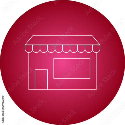 Stop icon single vector illustration