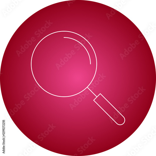 Zoom icon single vector illustration