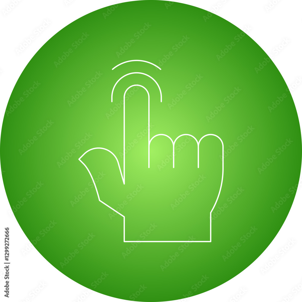 Tap icon single vector illustration