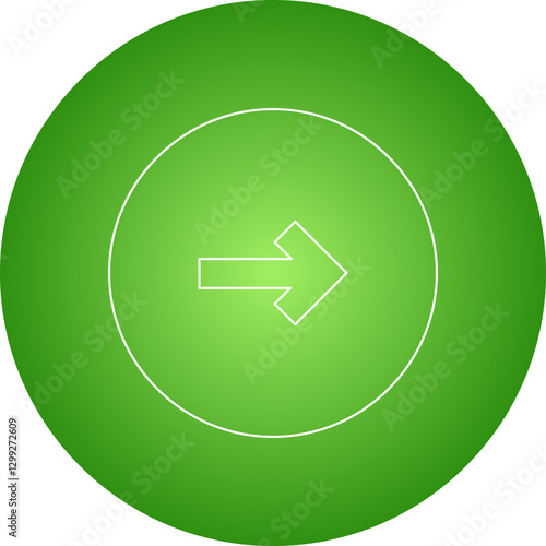 Right icon single vector illustration