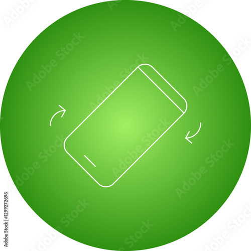 Tilt Device icon single vector illustration