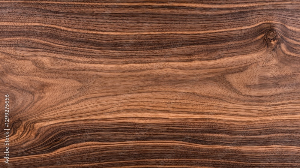 Obraz premium Closeup Wood Grain Texture, Dark Brown, Natural Surface