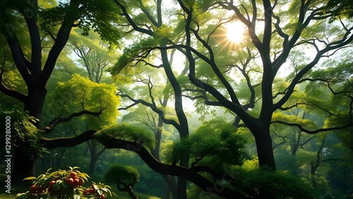 Whispers of the Forest: Sunlit Canopy