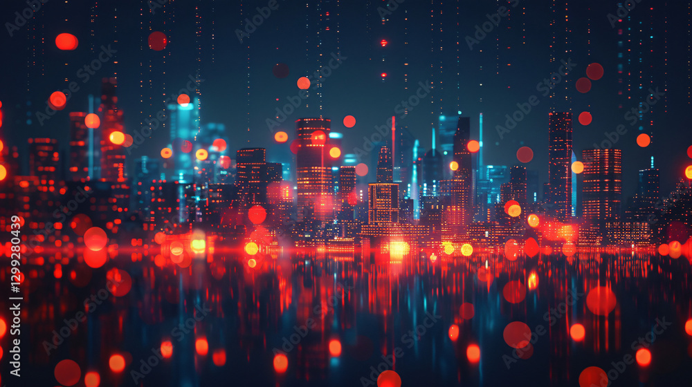 Fototapeta premium A data-driven approach to ESG risk management, ensuring corporate sustainability and ethical compliance. 