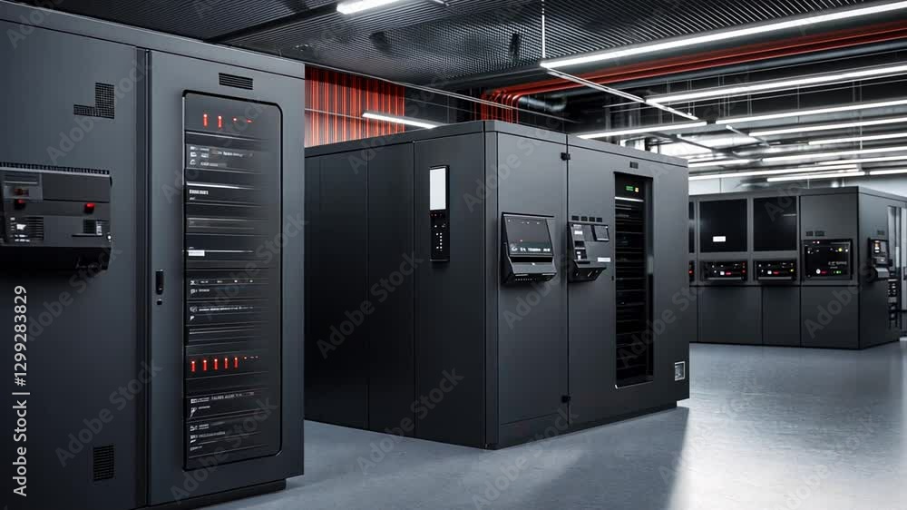 Modern Data Center Server Room Infrastructure Modern Data Center Server Room Infrastructure