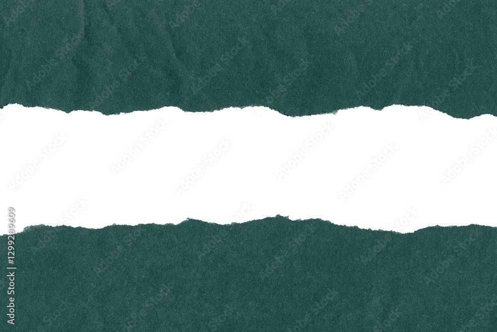Torn blank green pages with uneven texture edges. Ripped paper sheets isolated on transparent background. Torn blank green pages with uneven texture edges. Ripped paper sheets isolated on transparent background.