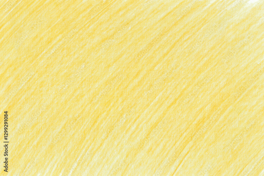 Yellow colored pencil shading texture. Pencil colored background.
