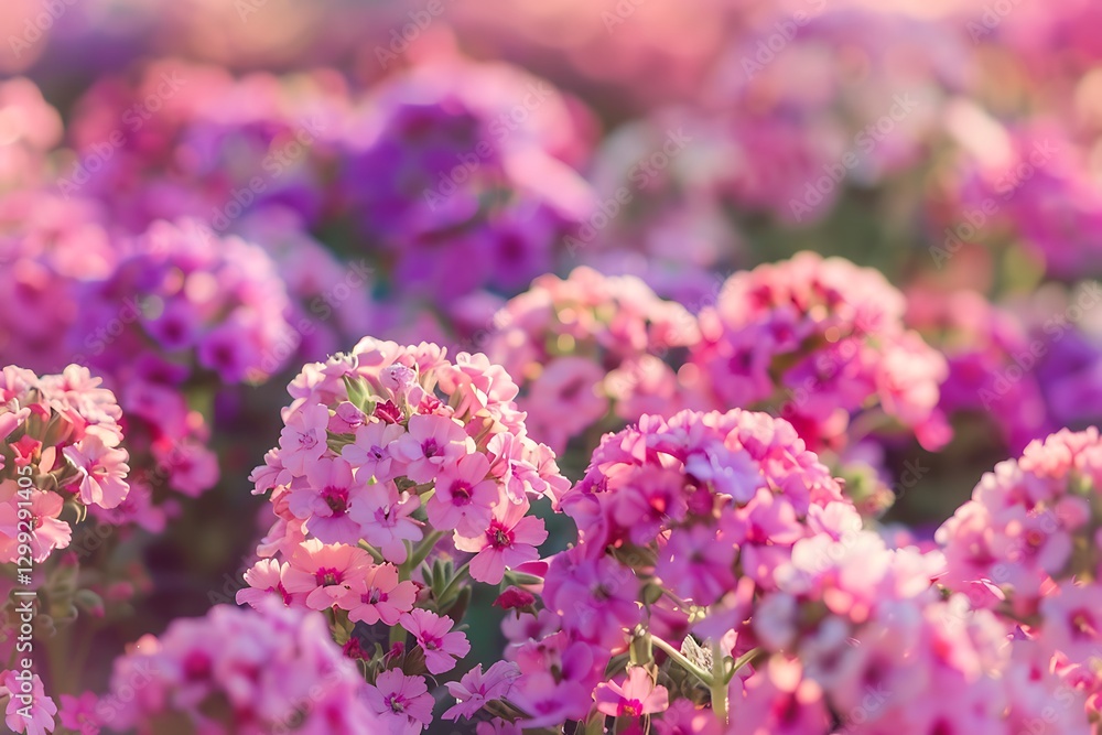Rows of delicate pink and purple statice flowers under a bright, sunny sky, their papery petals shimmering in the light. Rows of delicate pink and purple statice flowers under a bright, sunny sky, their papery petals shimmering in the light.