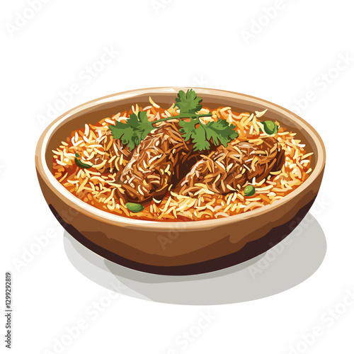 Illustrated Lamb Biryani