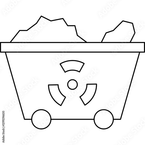 Wagon icon single vector illustration