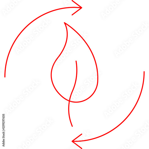 Renewable Energy icon single vector illustration