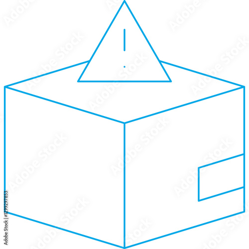 Dangerous Goods icon single vector illustration