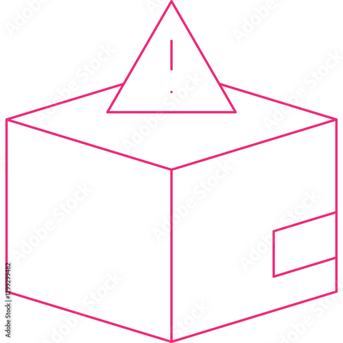 Dangerous Goods icon single vector illustration