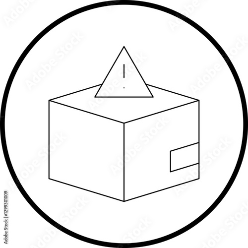 Dangerous Goods icon single vector illustration