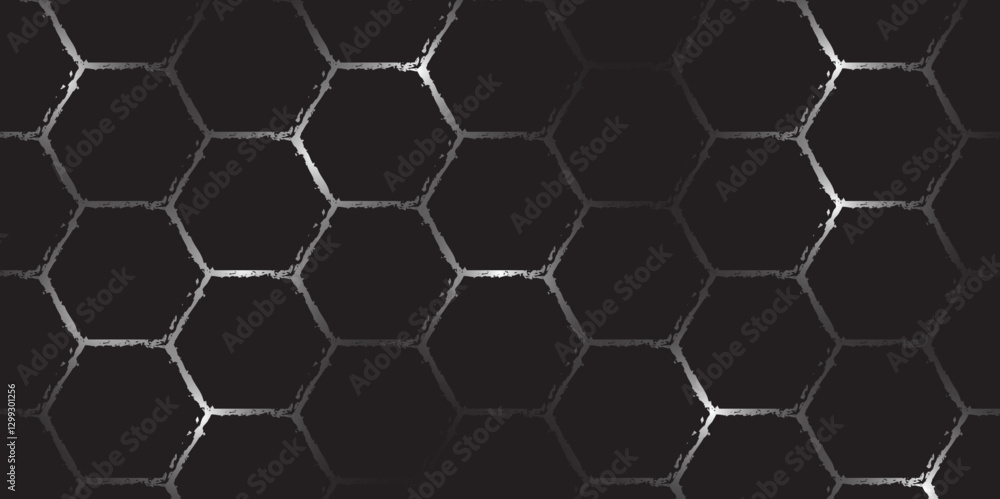 Minimalist Black Hexagon Texture. High-Tech Honeycomb Grid Wallpaper. Hexagon. Illustration. Vector. Minimalist Black Hexagon Texture. High-Tech Honeycomb Grid Wallpaper. Hexagon. Illustration. Vector.