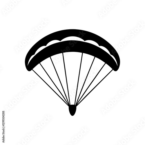 paraglider in the sky