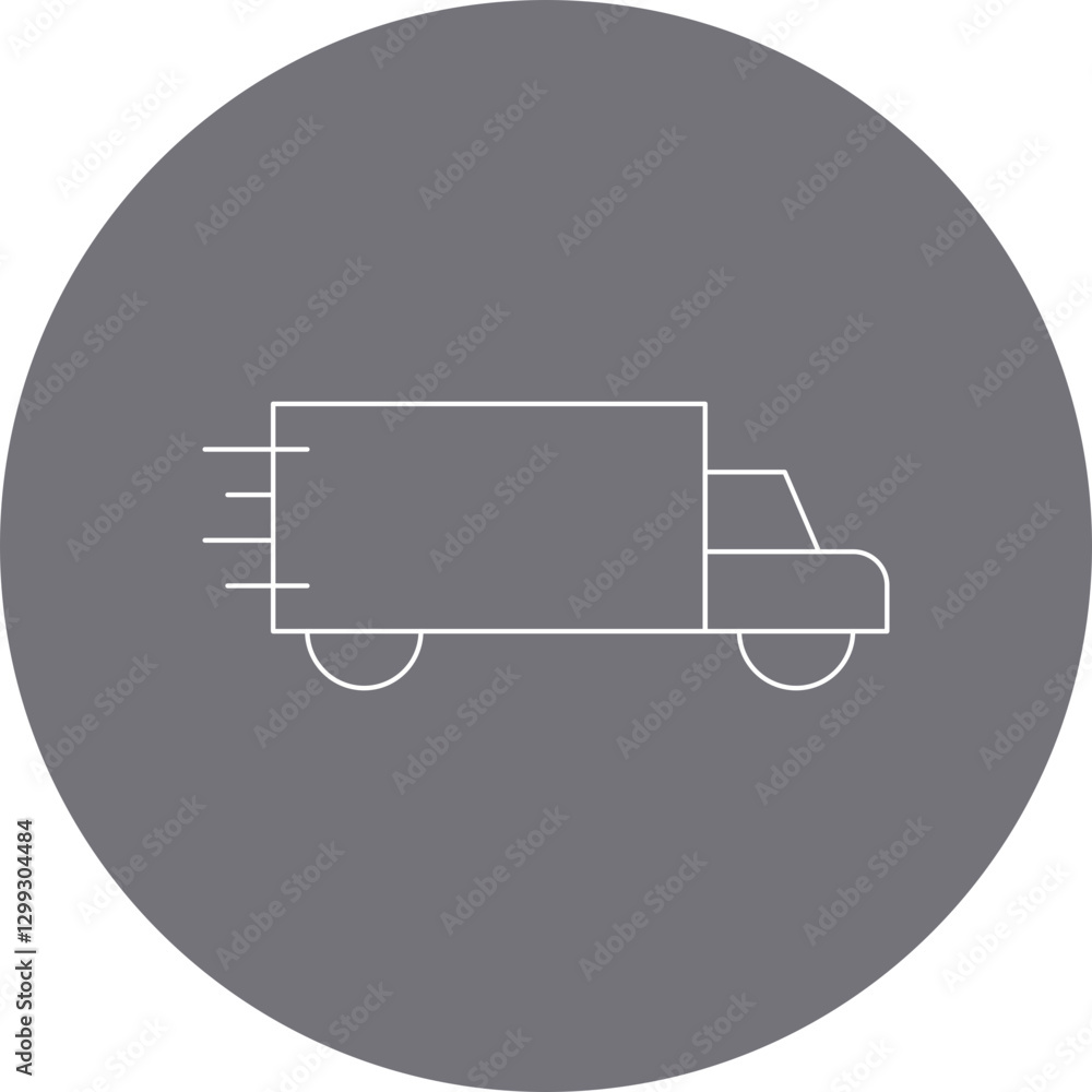 Truck icon single vector illustration Truck icon single vector illustration