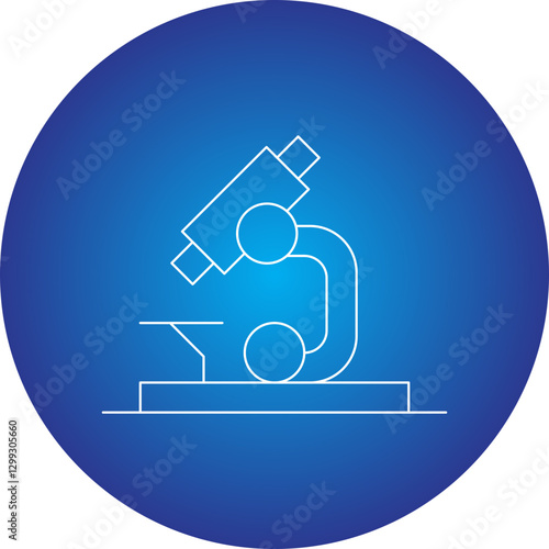Microscope icon single vector illustration