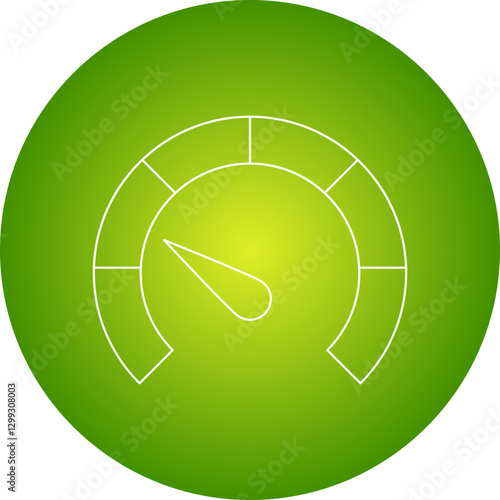 Meter icon single vector illustration