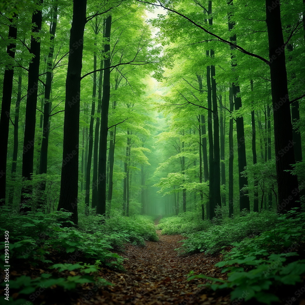 Obraz premium Green Forest