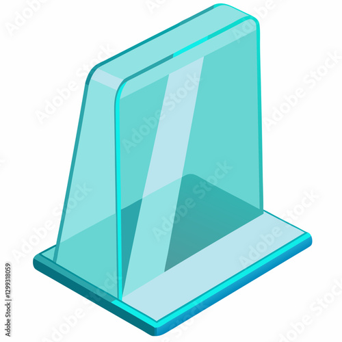 transparent acrylic bookend