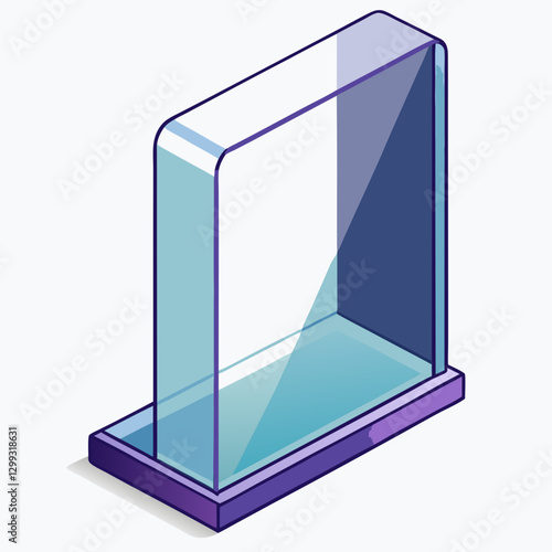 transparent acrylic bookend