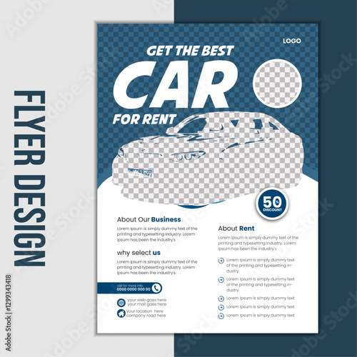 Rental Car Flyer Design,rental car, flyer, design, car rental, vehicle hire, transportation, rental services, car booking, travel, auto rental, car deals, luxury car rental