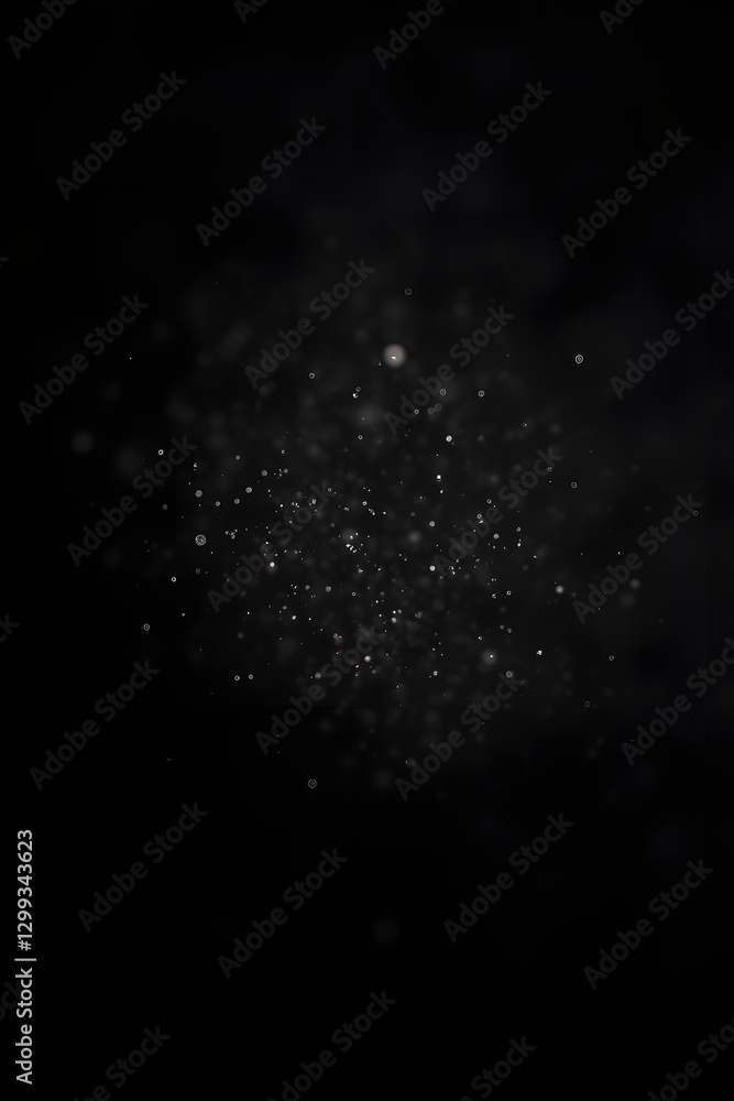 Obraz premium gotitas de agua en fondo negro 