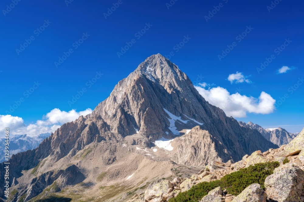 Mountain Peak Sunny Sky Mountain Peak Sunny Sky