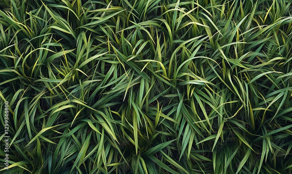 Grass blades fill image. Lush field background. Stock photo for nature themes